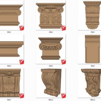 欧式建筑构件欧式柱头