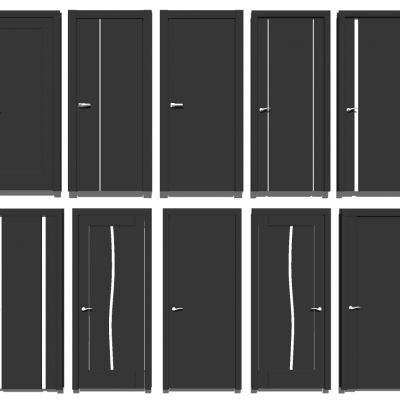 现代实木单开门