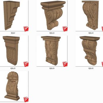 欧式建筑构件欧式柱头
