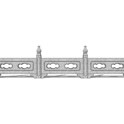 中式玉石石材栏杆桥