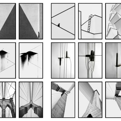 现代黑白装饰挂画