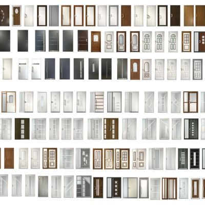 现代卧室门合集