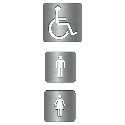 现代卫生间标识标志