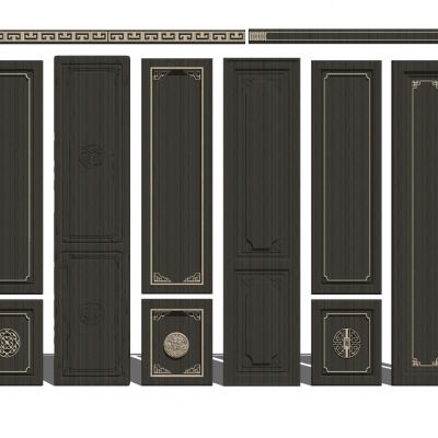 新中式实木护墙板新中式护墙板