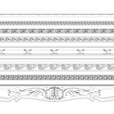 欧式法式雕花脚线线脚石膏线
