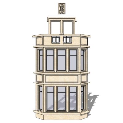 欧式建筑别墅窗