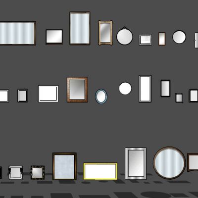 圆形欧式法式现代古典装饰镜子镜框画框