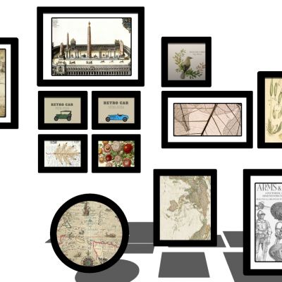 欧式美式法式照片墙装饰画画框