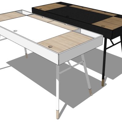 北欧现代梳妆桌台写字台
