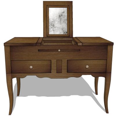 欧式美式法式梳妆台化妆台