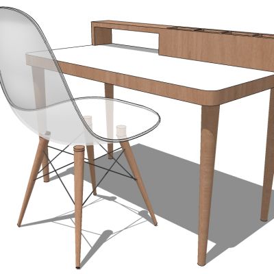 北欧现代梳妆桌台写字台