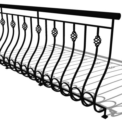 欧式铁艺栏杆护栏扶手