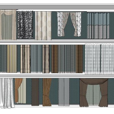 现代简欧式窗帘