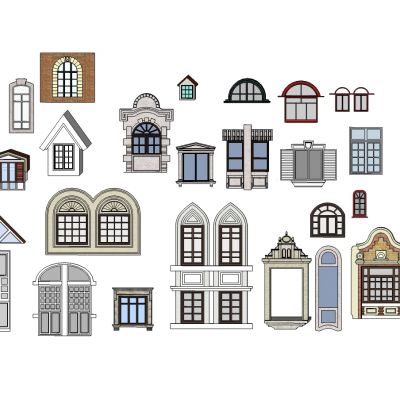 欧式建筑外窗窗户