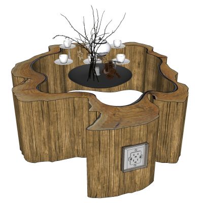 新中式现代实木茶几茶桌椅