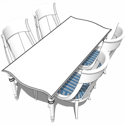 地中海欧式餐桌