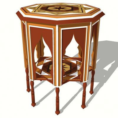 新古典民族风格边几圆几