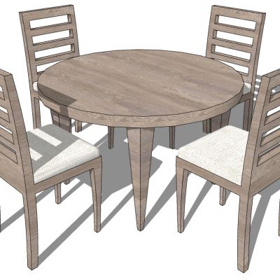 现代户外外摆餐桌