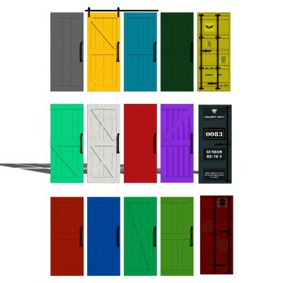 工业风集装箱门组合