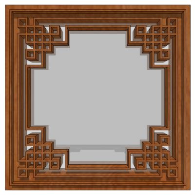 中式景窗花窗花格