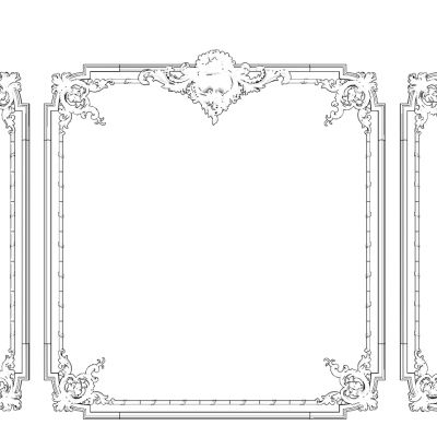 欧式法式石膏线花线护墙板线