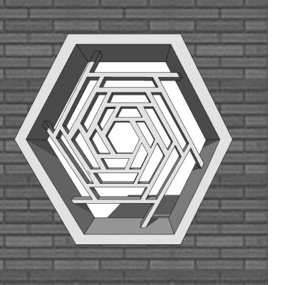 中式景窗花窗花格