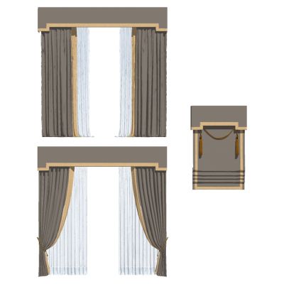 欧式法式美式新中式窗帘帘头