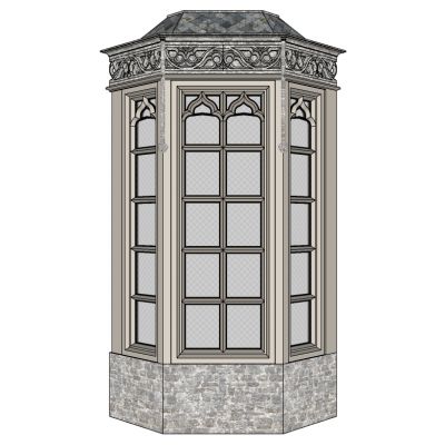 欧式法式伊斯兰建筑别墅窗