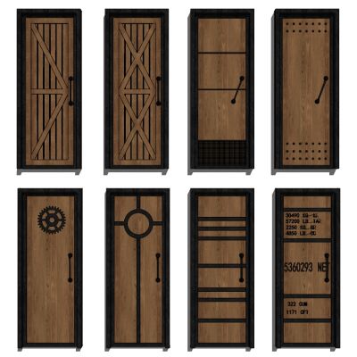 工业风单开门组合