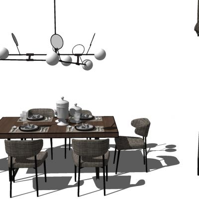 北欧现代餐桌