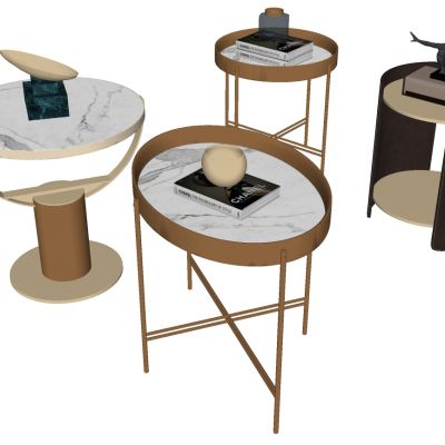 现代边几茶几组合