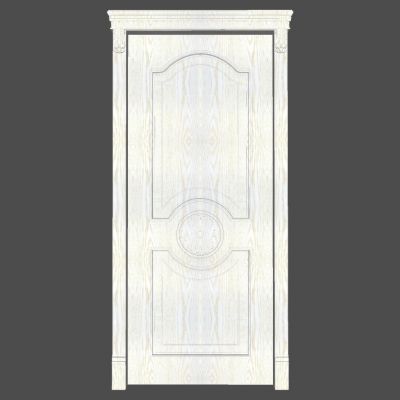 欧式法式简约实木雕花平板门