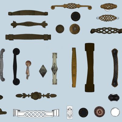 欧式法式橱柜门抽屉拉手把手