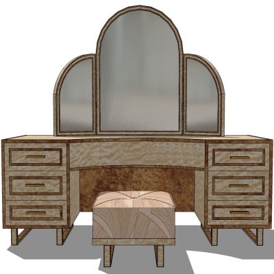 欧式法式美式梳妆台化妆台