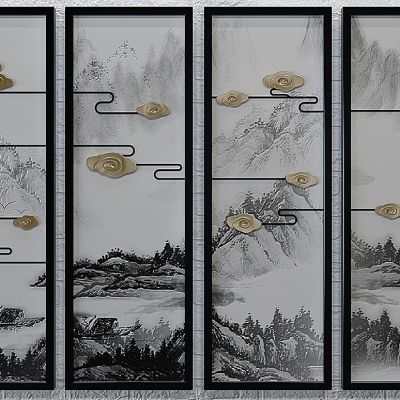 [中式]新中式挂画山水意境装饰画