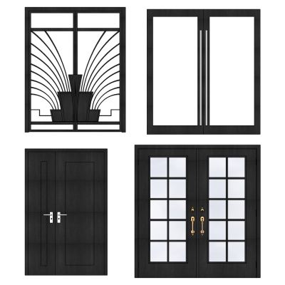 现代子母门组合