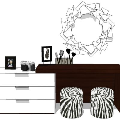 新古典欧式化妆台