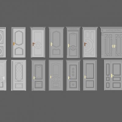 欧式子母门门把手