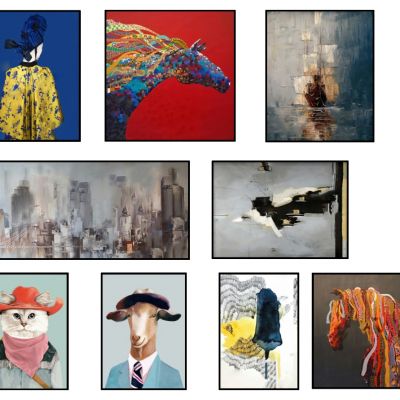 现代抽象挂画装饰画