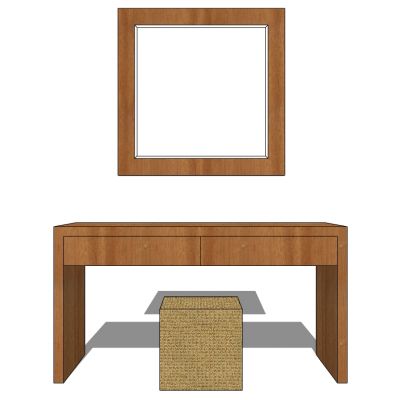 北欧现代梳妆桌台写字台