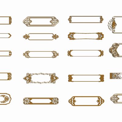 新中式欧式法式民族伊斯兰民族花线