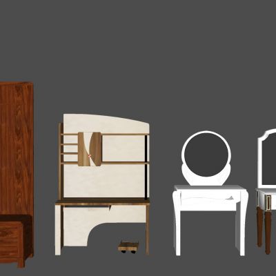 现代梳妆台化妆台