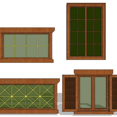 欧式建筑别墅窗