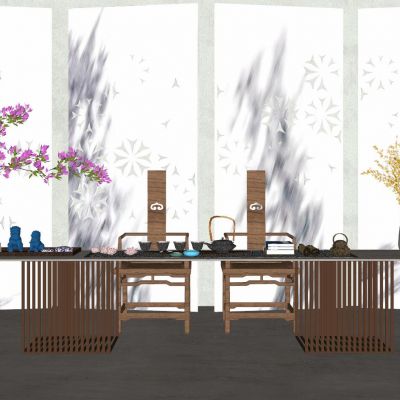 新中式泰式日式中式茶桌椅