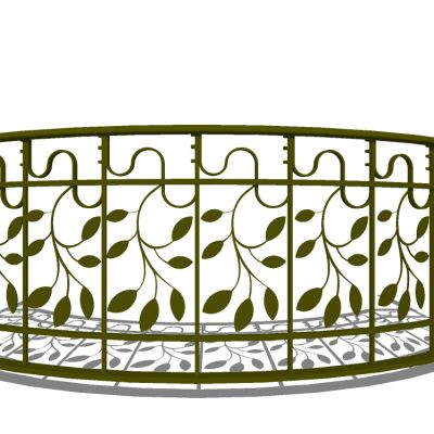 欧式铁艺栏杆护栏扶手