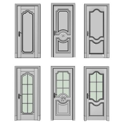 北欧卫生间门组合