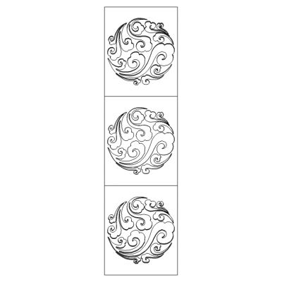 现代铁艺雕花隔断屏风