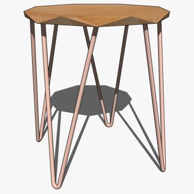 北欧现代边几圆几角几灯几