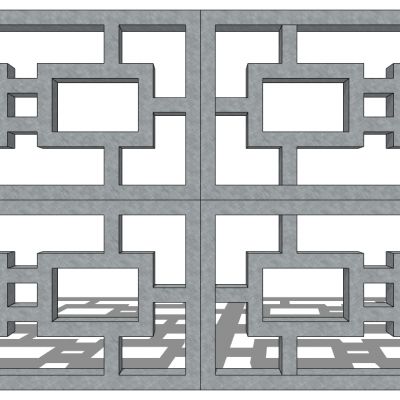 中式景窗花窗花格