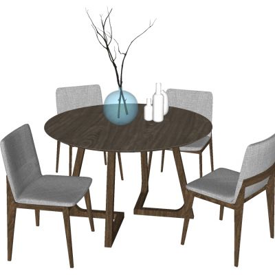 北欧实木单人沙发椅子实木桌子餐桌